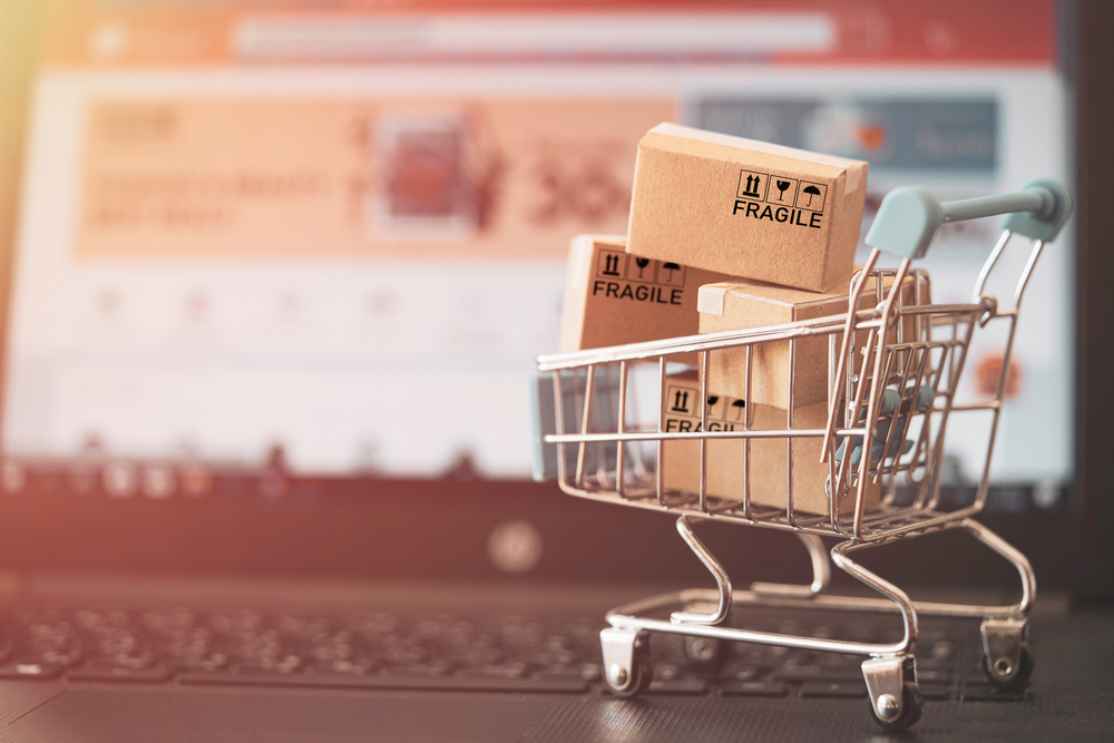 online purchases from an ecommerce website