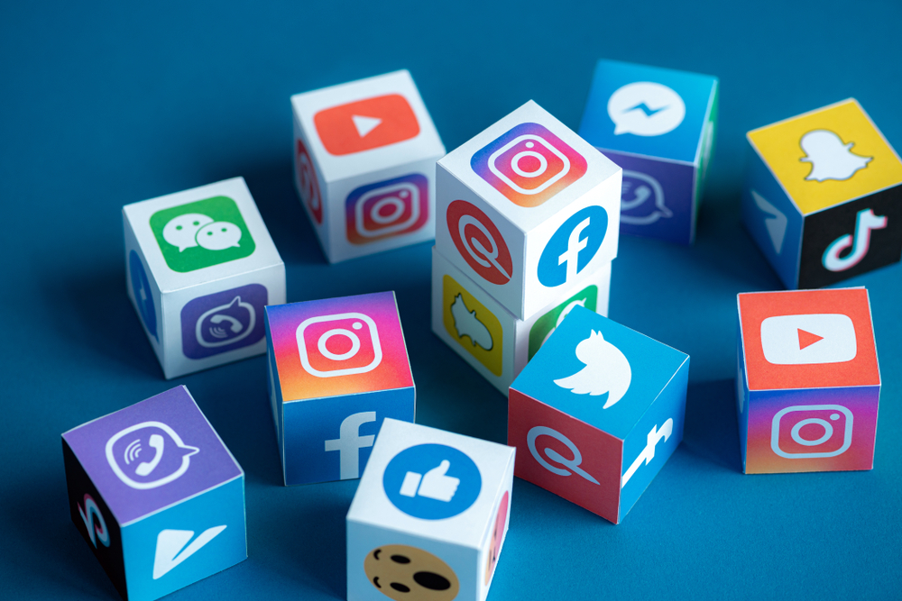 different social media app blocks